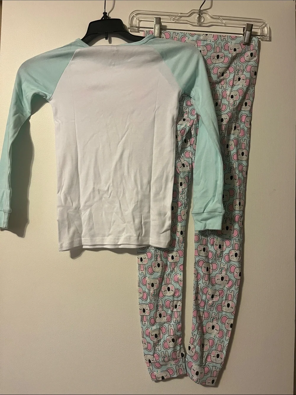 PJ Place Mint & White Koala Pajama Set